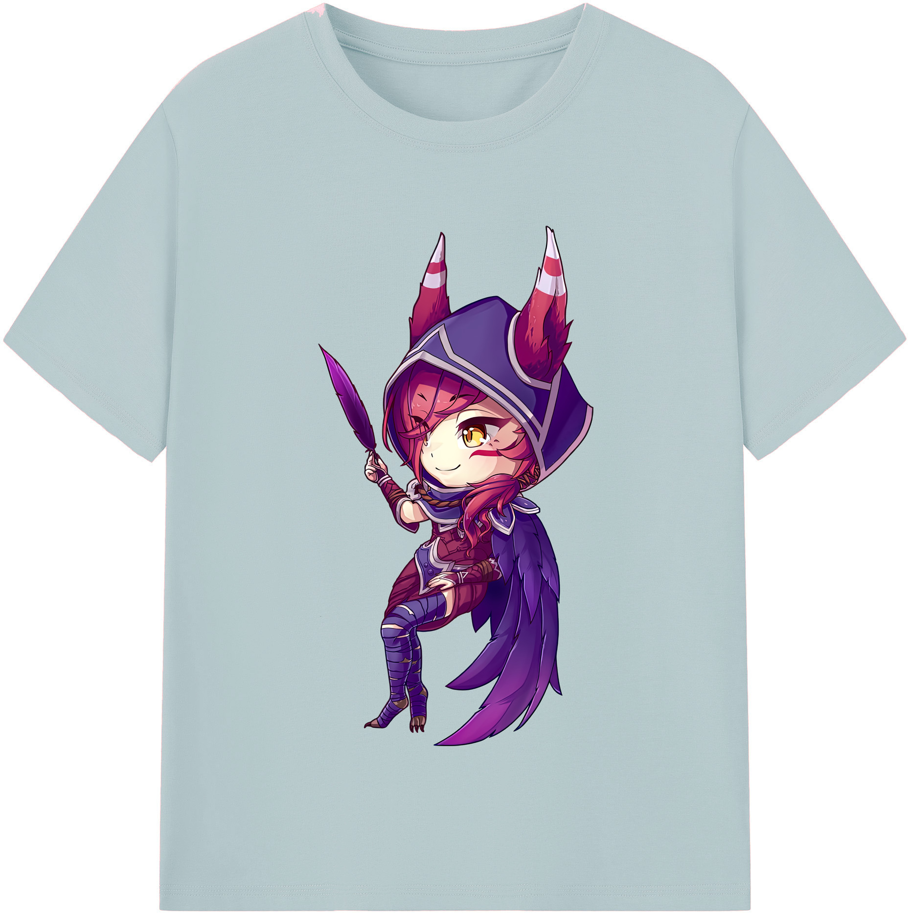 リーグ・オブ・レジェンド League of Legends LOL 綿100％半袖Tシャツ（フロントプリント）